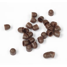 25 x Brown nut caps 02-2457