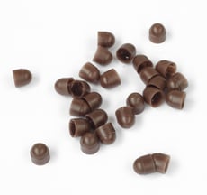 25 x Brown nut caps 02-2457