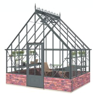 Robinsons Roedean Dwarf Wall Anthracite 11'7" x 8ft8