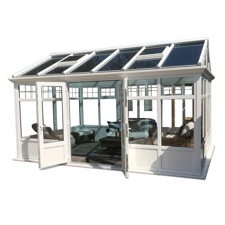 If you want uninterrupted views of your garden, then the Wiltshire Plus may well be the ideal garden room for you. With double glazed windows wrapped around the building, this allows plenty of natural light to flood in.