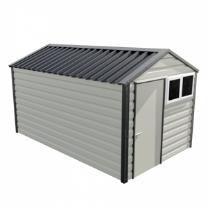 Lifelong Apex Shed 8ft wide x 13ft in Goosewing Grey