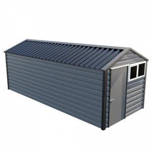 Lifelong Apex Shed 8ft wide x 20ft in Anthracite