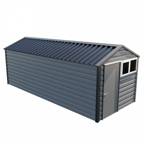Lifelong Apex Shed 8ft x 20ft Anthracite