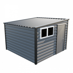 Lifelong Pent Shed 10ft wide x 10ft in Anthracite