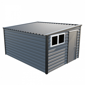 Lifelong Pent Shed 10ft wide x 13ft in Anthracite