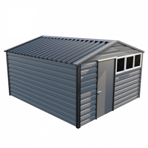Lifelong Apex Shed 12ft wide x 13ft in Anthracite