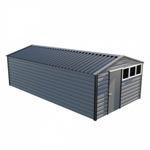 Lifelong Apex Shed 12ft wide x 23ft in Anthracite
