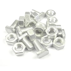 25x 10mm cropped head bolts