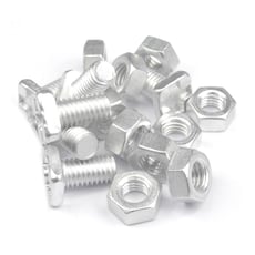 25 x 10mm nuts and bolts