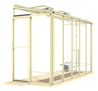 Lean-To 4ft5 x 10ft8 Ivory