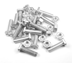 25 x 15mm nuts and bolt