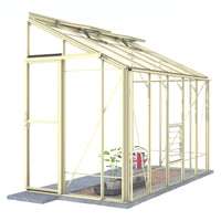 Lean-To 5ft4 x 10ft8 Ivory