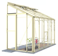 Lean-To 5ft4 x 10ft8 Ivory
