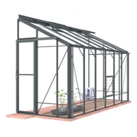 Lean-To 5ft4 x 12ft8 Anthracite