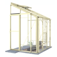 Lean-To 5ft4 x 6ft7 Ivory