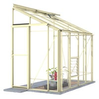 Lean-To 5ft4 x 8ft8 Ivory