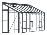 Lean-To 5ft4 x 16ft9 Anthracite