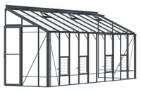 Lean-To 5ft4 x 20ft8 Anthracite