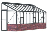 Lean-To 5ft4 x 20ft8 Anthracite **DWARF WALL**