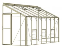 Lean-To 5ft4 x 14ft9 Ivory