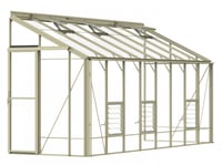 Lean-To 5ft4 x 16ft9 Ivory