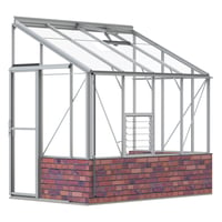 Lean-To 5ft4 x 8ft8 Mill **DWARF WALL**