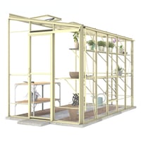 Lean-To 6ft5 x 10ft8 Ivory