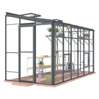 Lean-To 6ft5 x 12ft8 Anthracite
