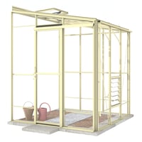 Lean-To 6ft5 x 6ft7 Ivory
