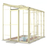 Lean-To 6ft5 x 8ft8 Ivory