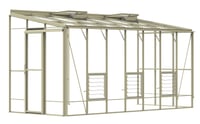 Lean-To 6ft5 x 14ft9 Ivory