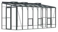 Lean-To 6ft5 x 16ft9 Anthracite