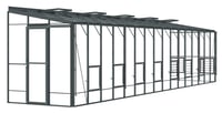 Lean-To 6ft5 x 32ft11 Anthracite