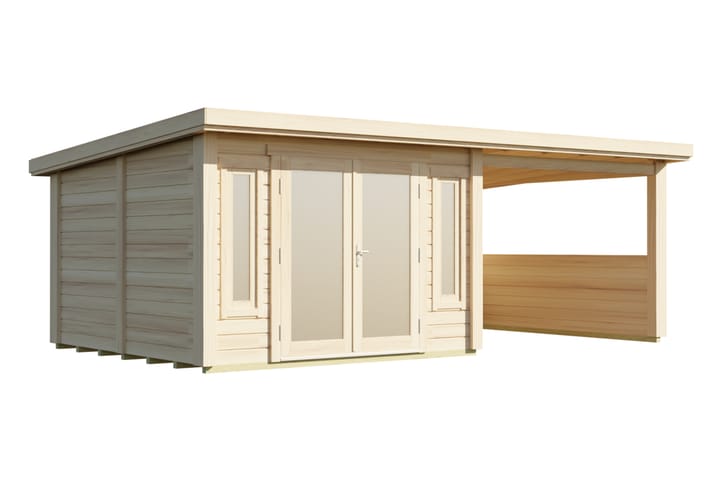 Pent with Canopy 7000x4000