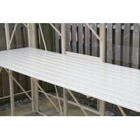 25" Slatted Staging 28ft long IVORY for Victorian