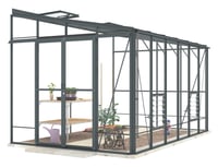 Lean-To 8ft5 x 12ft8 Anthracite