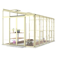 Lean-To 8ft5 x 12ft8 Ivory