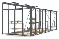 Lean-To 8ft5 x 18ft10 Anthracite