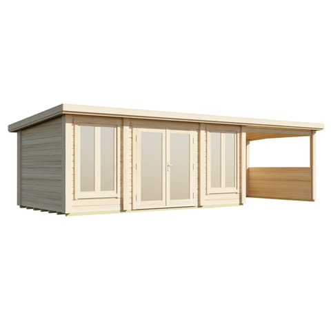 Pent with Canopy 8200x3000