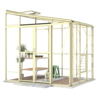 Lean-To 8ft5 x 6ft7 Ivory