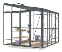 Lean-To 8ft5 x 8ft7 Anthracite