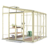 Lean-To 8ft5 x 8ft7 Ivory