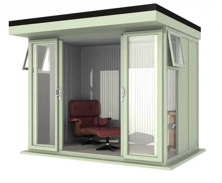 Nordic Broadway Garden Room 9ft 2in x 6ft 3in Chartwell Green PVCu | The  Greenhouse People