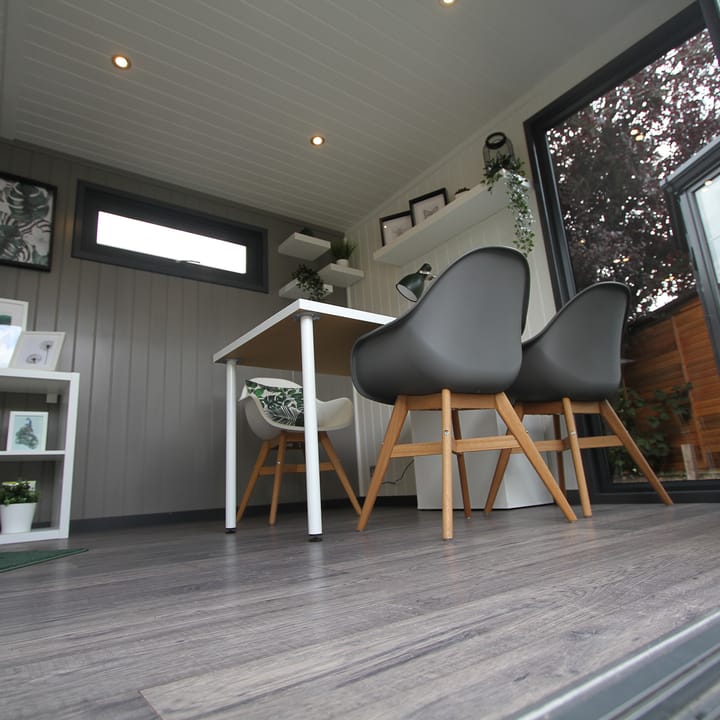 Home office....gym....lounge? 
You can style your Malvern garden office anyway you want to!