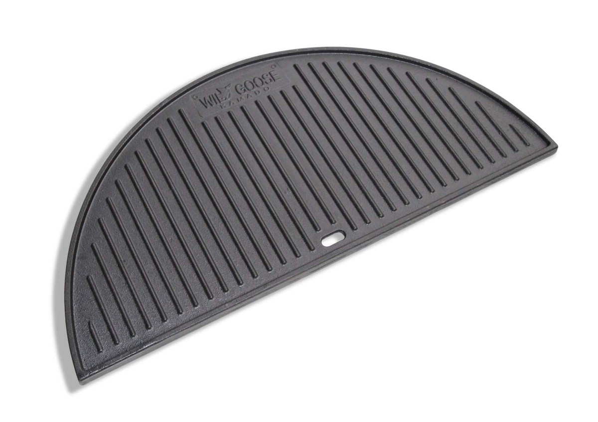 17 Inch Half Moon Cast Iron Reversible Griddle for Sale