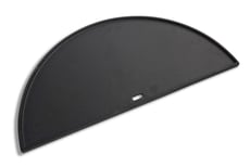 Half moon cast iron two sided griddle for 18” Kamado