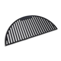 Half moon cast Iron Grill with holes for 18” Kamado
