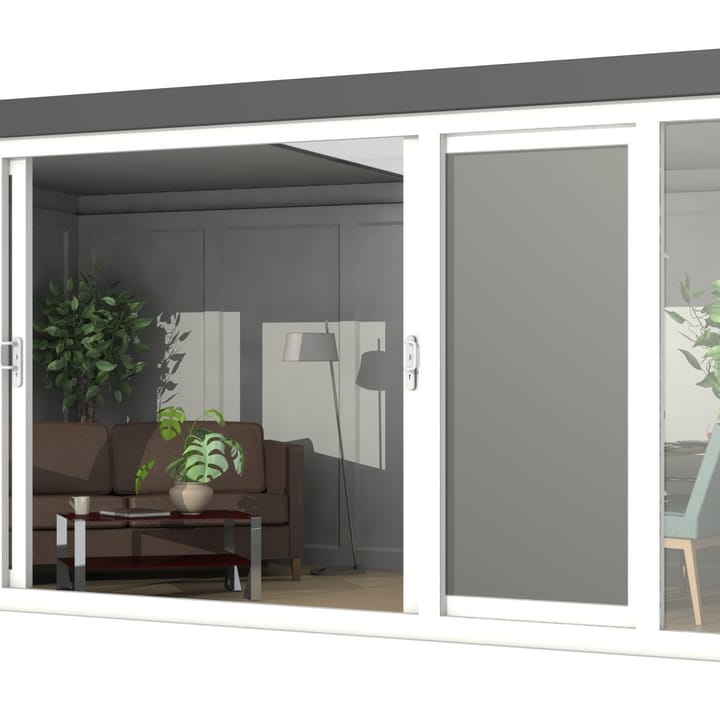 If you want uninterrupted views of your garden, then the Manhattan may well be the ideal garden room for you. The fully glazed front of the building allows plenty of natural light without obscuring the view.