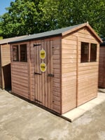 Shedfast 6x8 Apex shed (Woodford Park Ex-Display, SM4908)