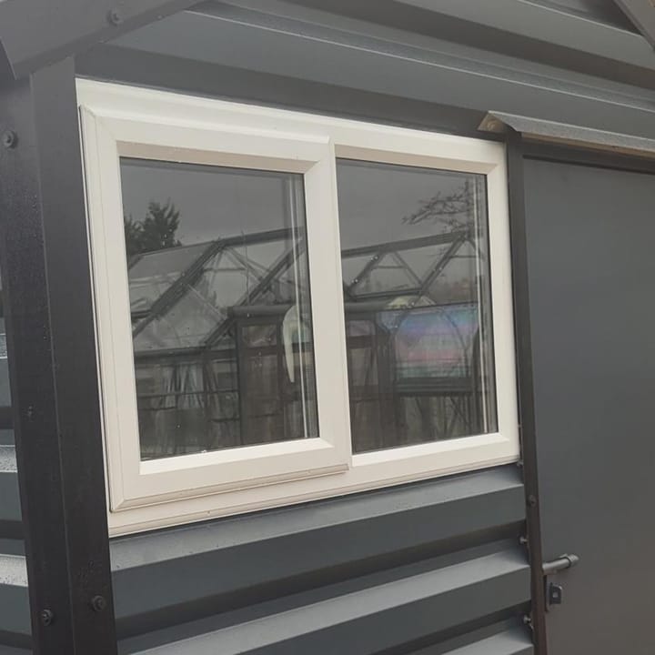 A white, opening, double glazed window is included as standard and fitted to the front of the shed in a position of your choice.